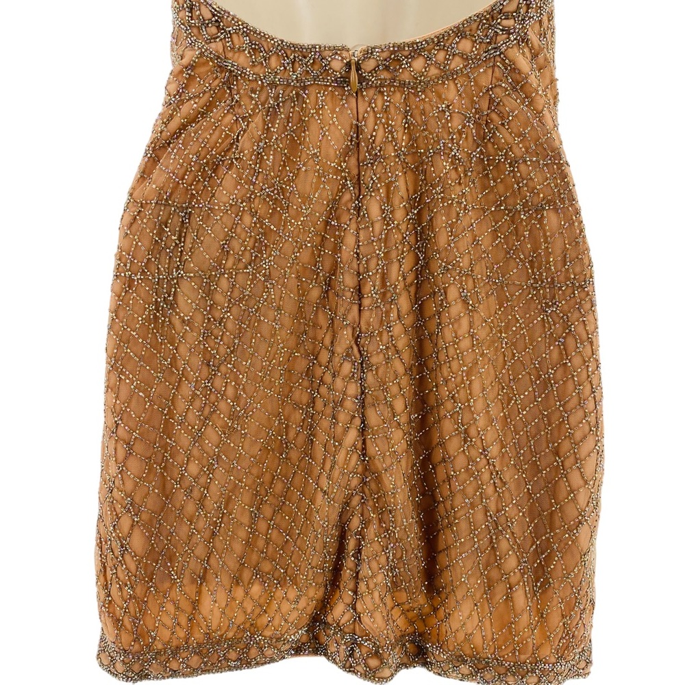 NBD Beige Sequin Mini Dress - Picture 9 of 10
